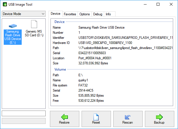 highlighted files in usb drive